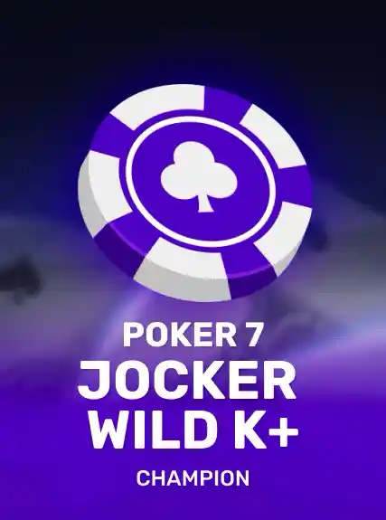 Poker 7 Joker Wild K game tile