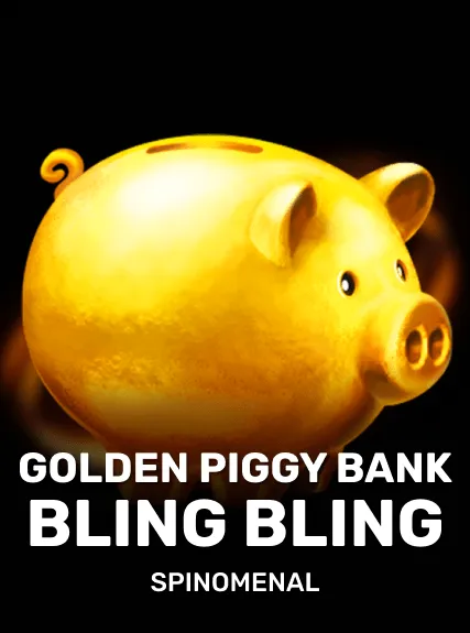 Golden Piggy Bank - Bling Bling game tile